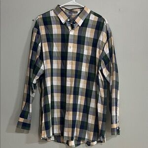 Daniel Cremieux Men's Plaid Button-Down Shirt